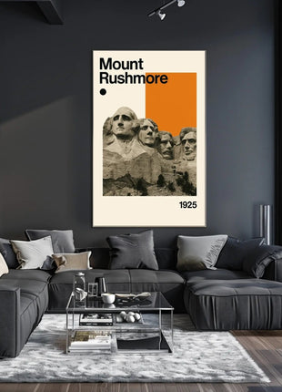Mount Rushmore Landmark Art Print: Historical or Presidential Poster