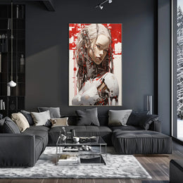 Cybernetic Elegance Poster