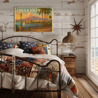 Chula Vista Scenic Travel Poster Art Print