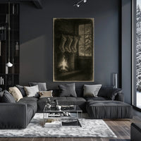 Cozy Winter Hearth Poster