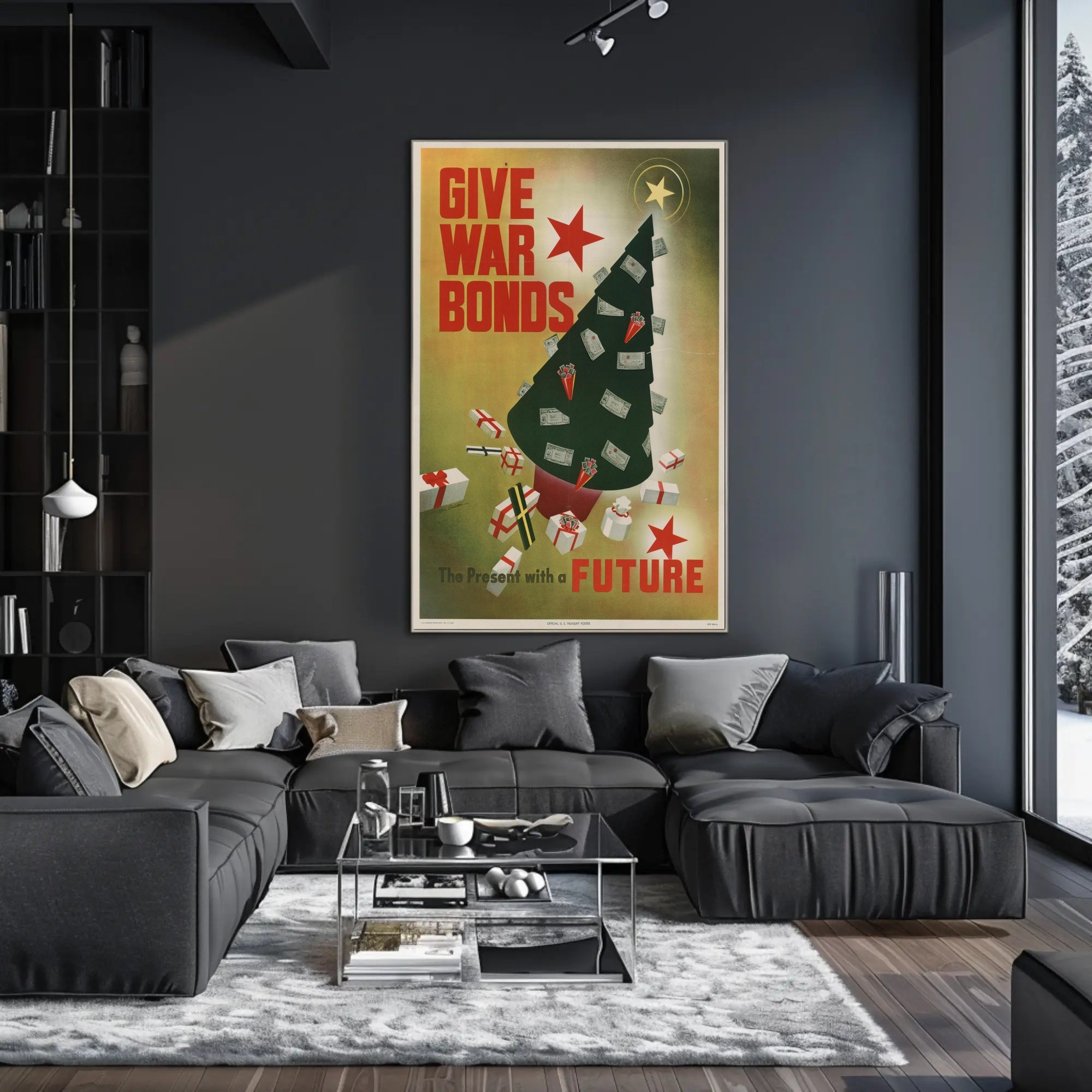 War Bonds Holiday Promotion Poster PosterGoat