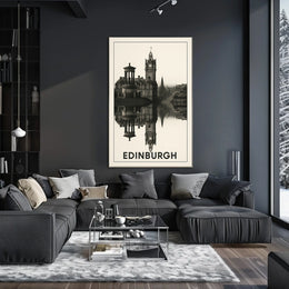 Edinburgh Reflection Poster