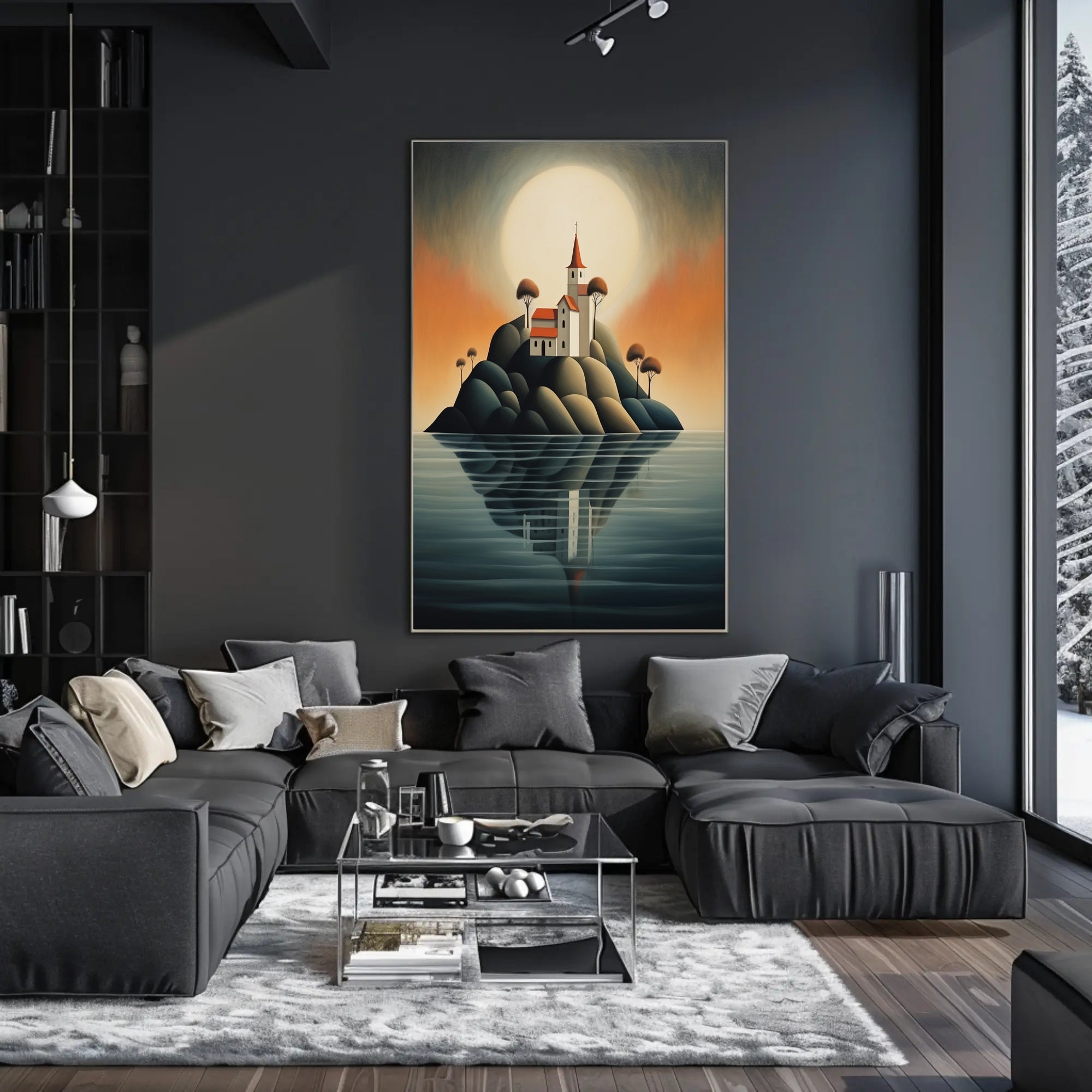 Enchanted Island Church Poster PosterGoat