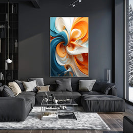 Abstract Swirl Of Colors Abstract Poster PosterGoat