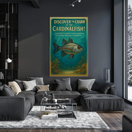Discover the Charm of the Cardinalfish Poster