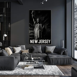 New Jersey Iconic Imagery Poster