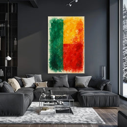 Vibrant Abstract Composition Abstract Poster