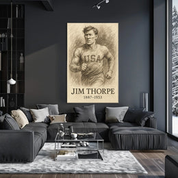Jim Thorpe Tribute Poster