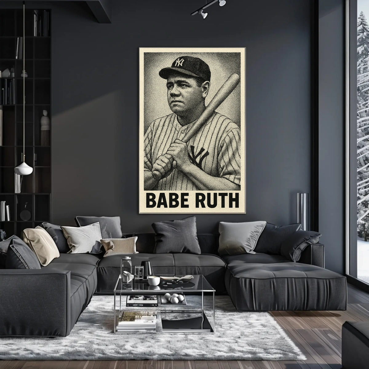 Babe Ruth Baseball Legend Poster