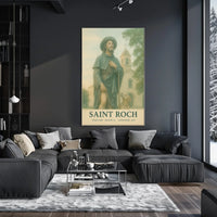 Saint Roch Patron Saint Of Dogs And Poster