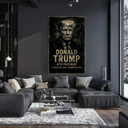 Donald Trump Guardian Past Future Surreal Digital Poster