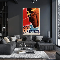 Eyes of the Home Skies WWII Poster