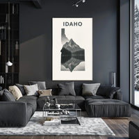 Idaho Landscape Art Poster
