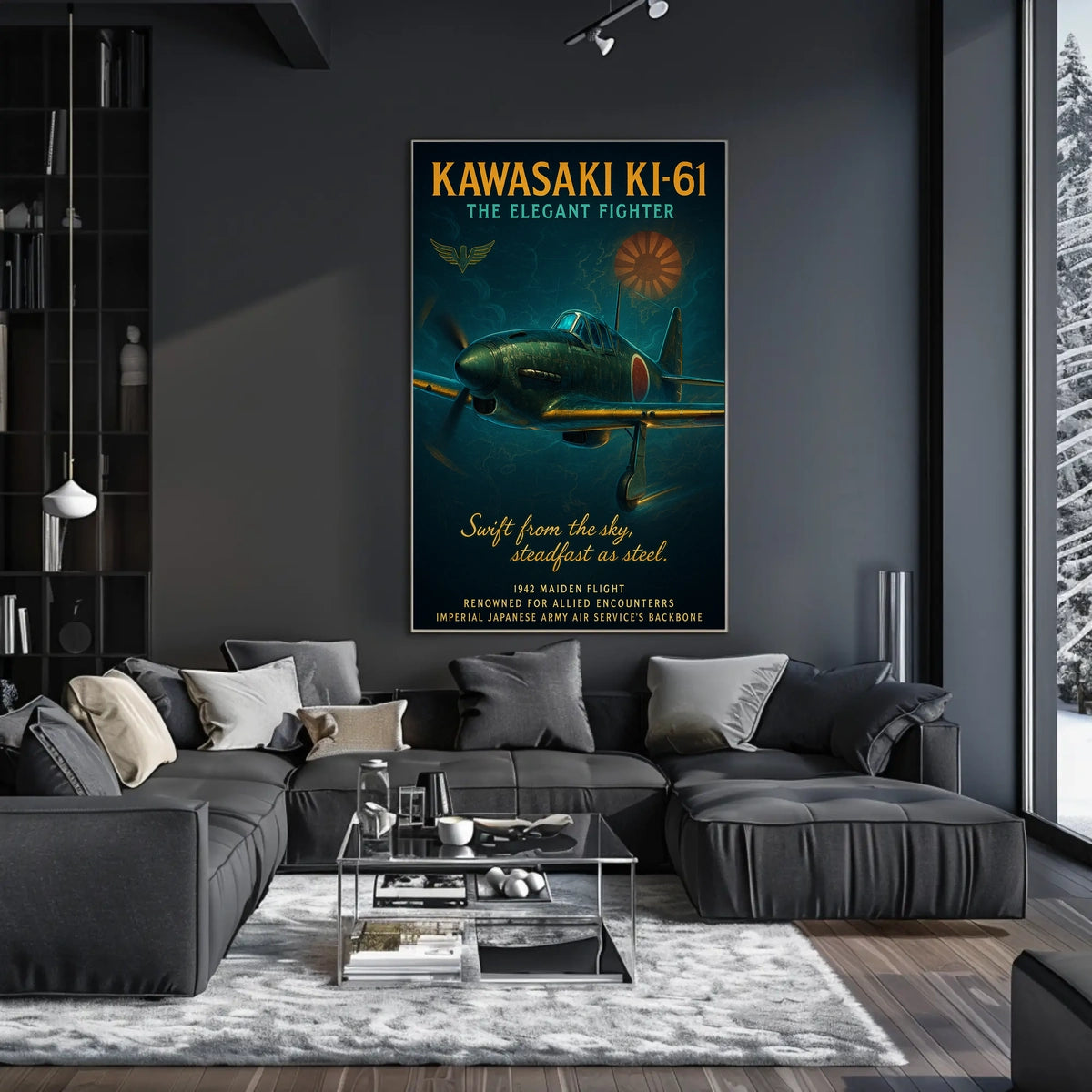 Kawasaki Ki-61 The Elegant Fighter Poster