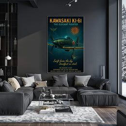 Kawasaki Ki-61 The Elegant Fighter Poster