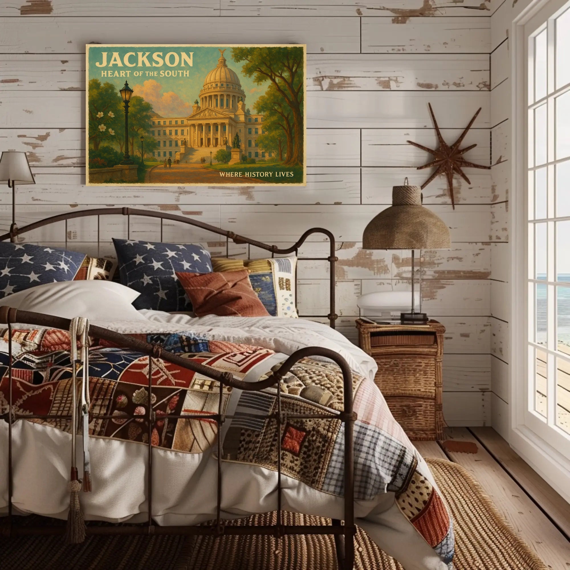Jackson Heart of the South Travel Poster
