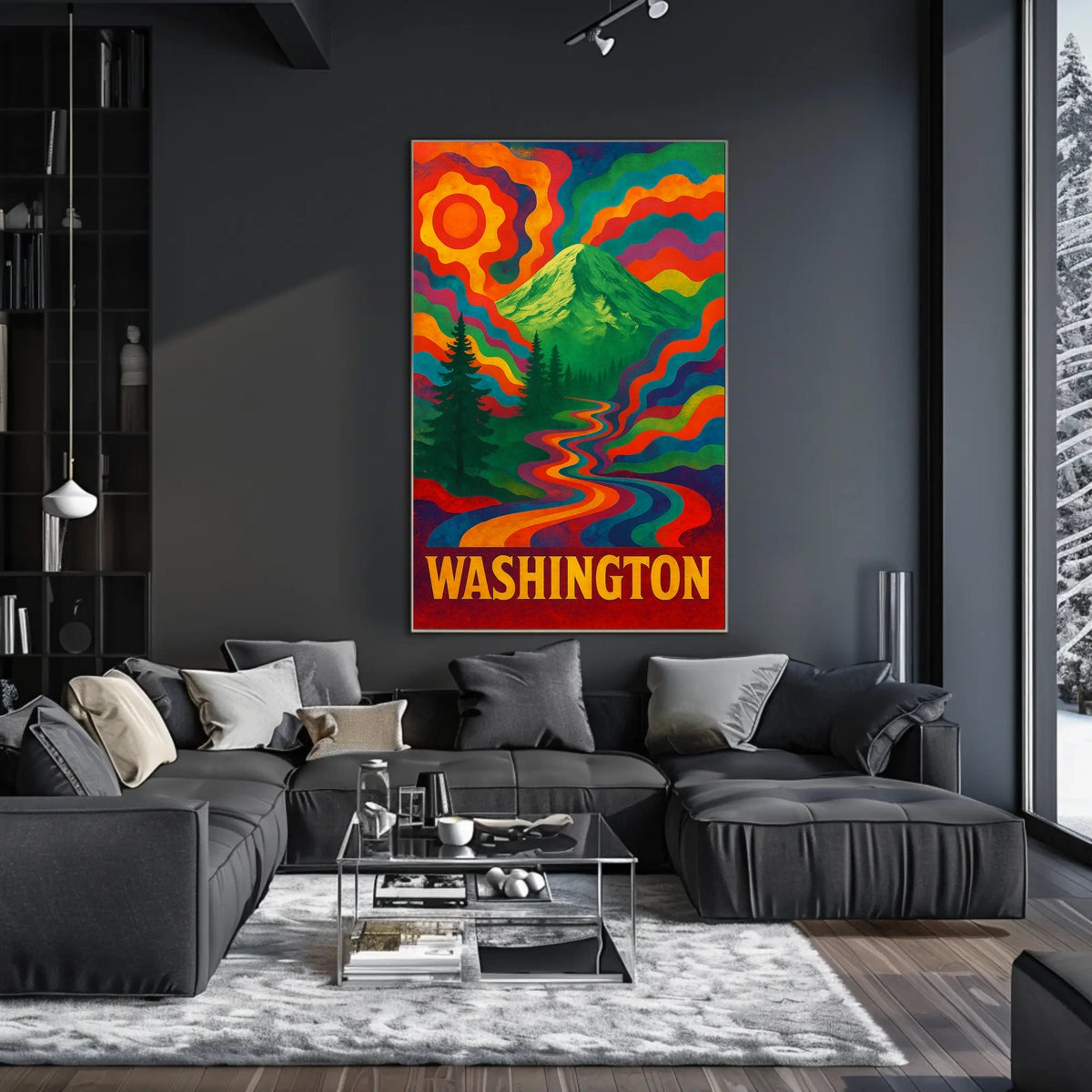 Vibrant Washington Landscape Poster
