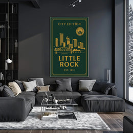 Little Rock City Edition Poster PosterGoat