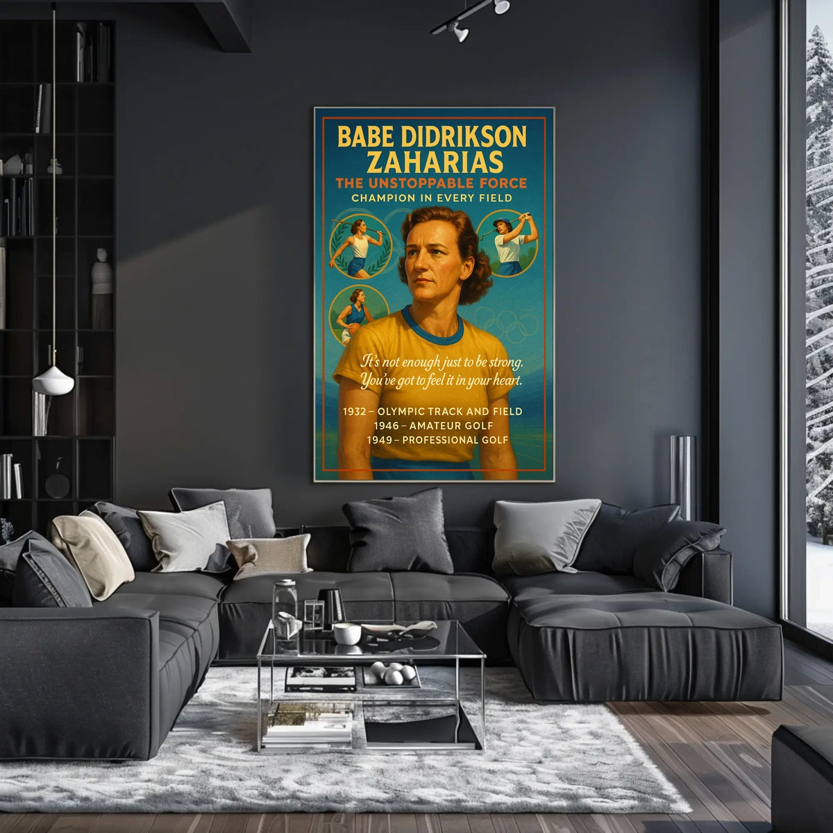 Babe Didrikson Zaharias The Unstoppable Force Poster