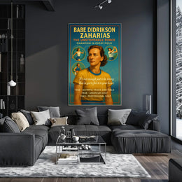 Babe Didrikson Zaharias The Unstoppable Force Poster