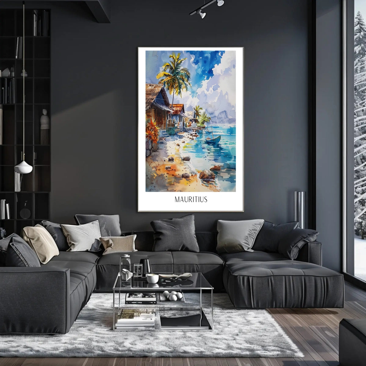 Tropical Paradise of Mauritius Poster