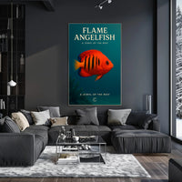 Flame Angelfish A Jewel of the Reef Poster PosterGoat