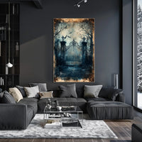 Gothic Victorian Mysterious Scene Artistic Poster