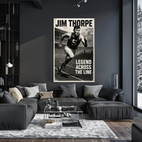 Legend Across the Line Jim Thorpe Poster
