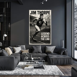 Legend Across the Line Jim Thorpe Poster