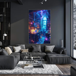 Magical Alchemy Library Fantasy or Mythology Poster PosterGoat