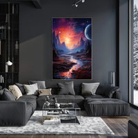 Celestial Landscape Poster PosterGoat