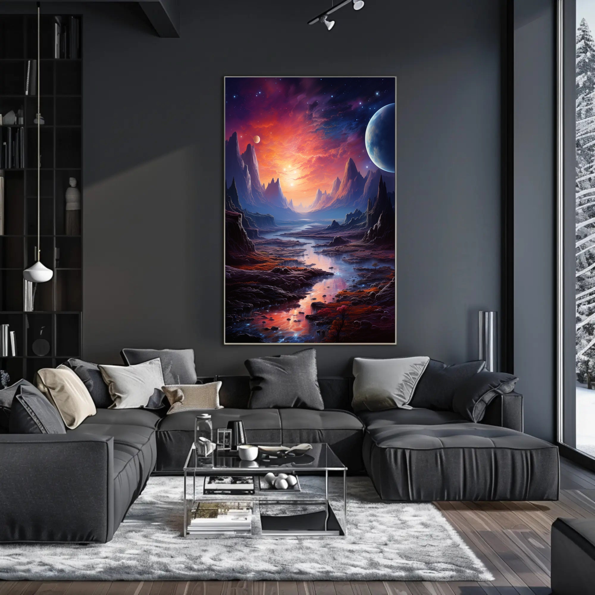 Celestial Landscape Poster PosterGoat