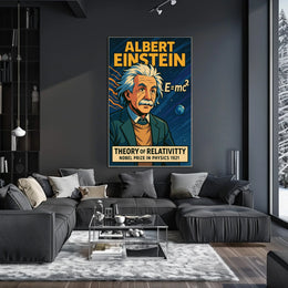 Albert Einstein Theory Of Relativity Poster