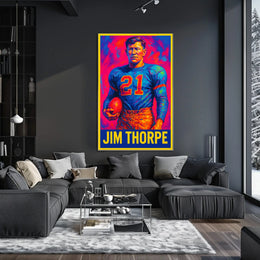 Jim Thorpe Legendary Athlete Poster