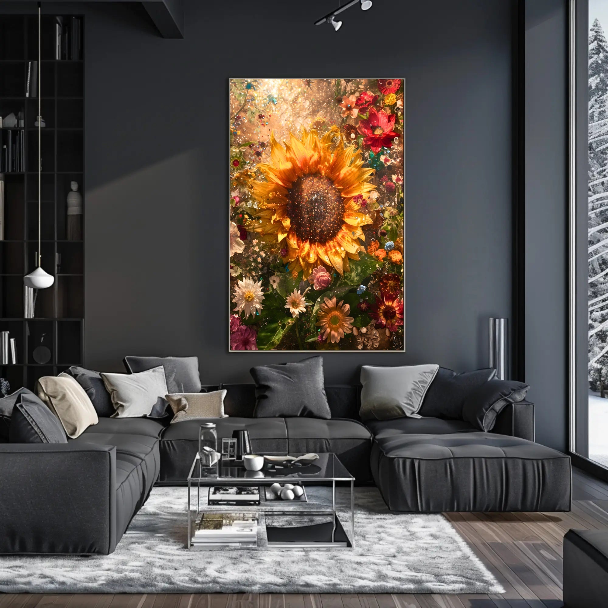 Sunlit Symphony William Morris Art Poster