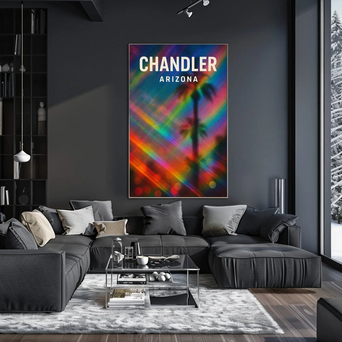 Chandler Arizona Vibes Digital Painting Poster