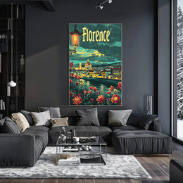 Florence Cathedral Vintage Artistry Poster