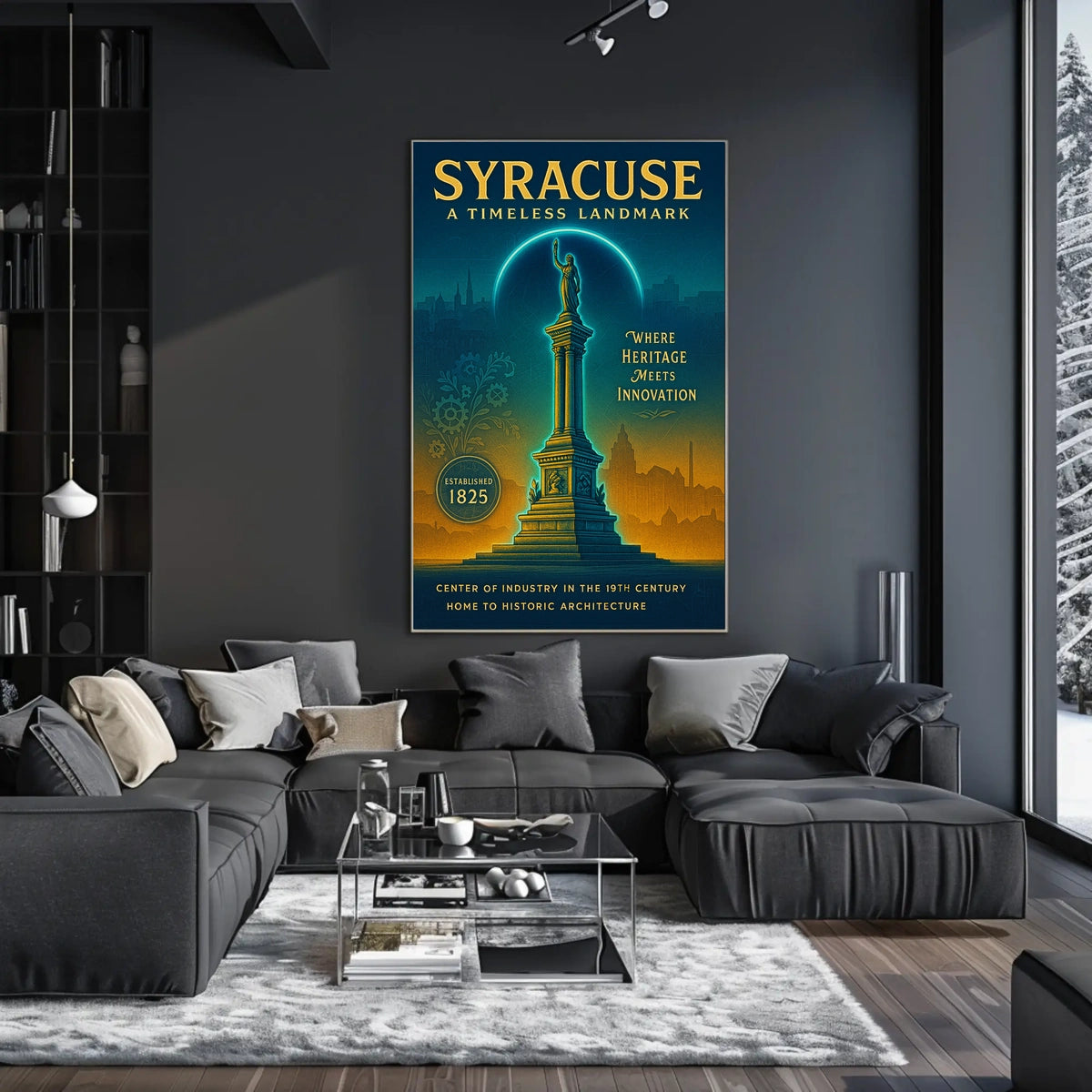 Syracuse A Timeless Landmark Poster