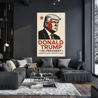 Donald Trump 47th President Poster