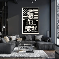 Donald Trump 47th President Poster