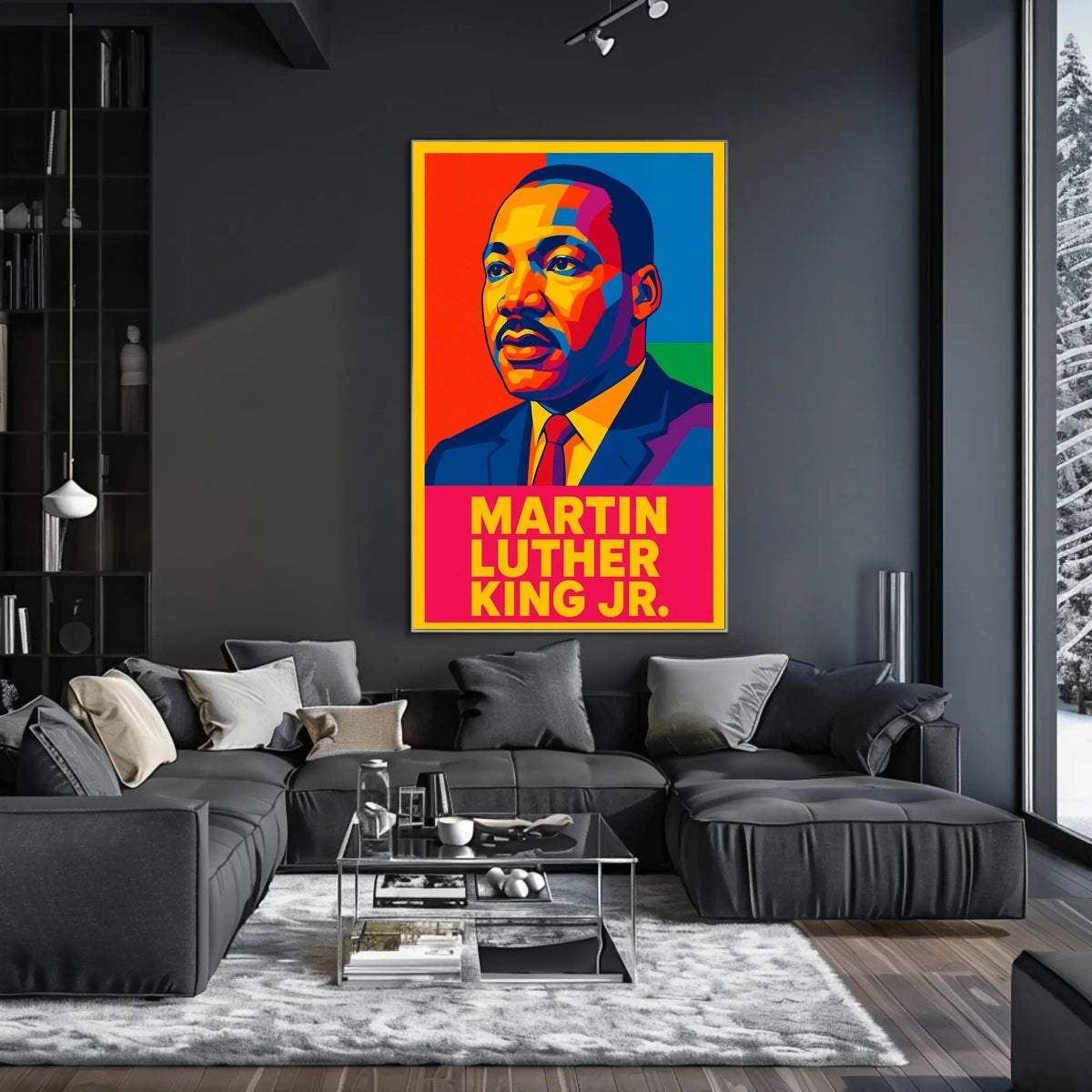 Martin Luther King Jr. Iconic Leader Poster