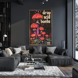 Drop Acid Bombs Poster Art Print for Home Decor PosterGoat