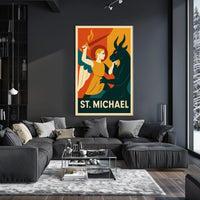 St. Michael Guardian Of Light Poster