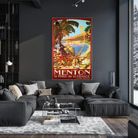 Menton La Perle De La France Poster