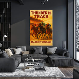 Thunder On The Track Poster