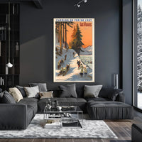 Winter Adventures In Les Vosges Poster