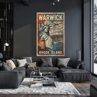 Warwick, Rhode Island A Vintage Poster