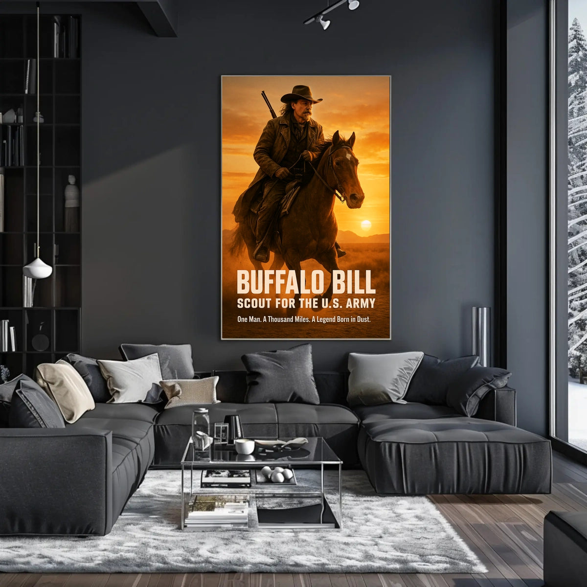 Buffalo Bill Scout for the U.S. Army Poster