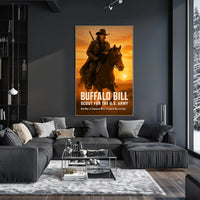 Buffalo Bill Scout for the U.S. Army Poster