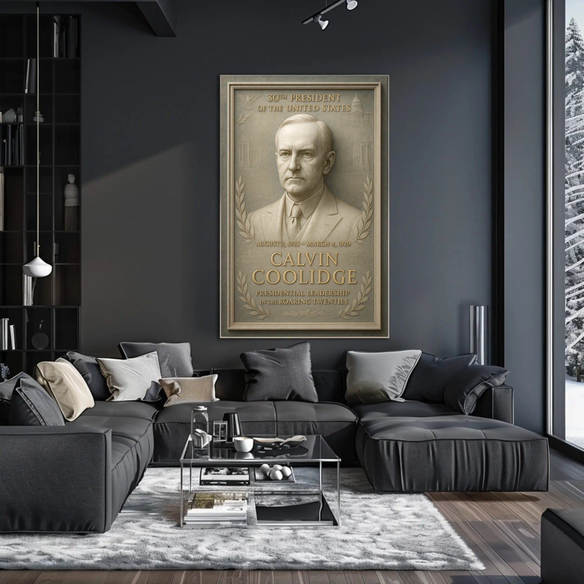 Calvin Coolidge 30th President Poster PosterGoat